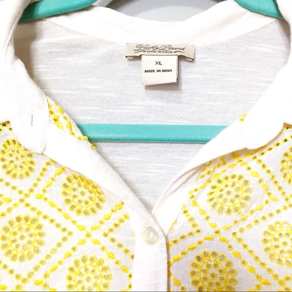 Lucky | Yellow Tunic XL GUC Minor Flaw - Picture 5 of 6